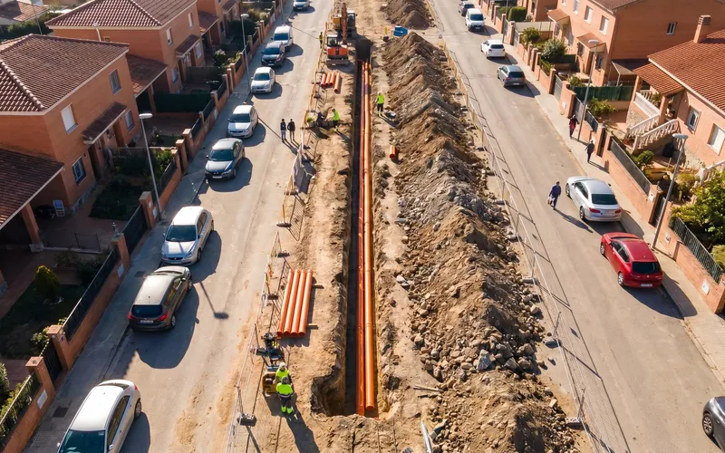 Seguimiento de obra pública urbana con dron